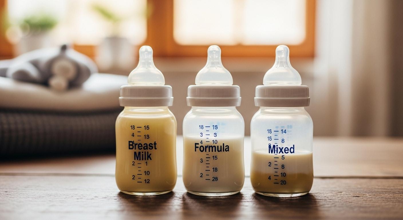 모유 분유 혼합수유