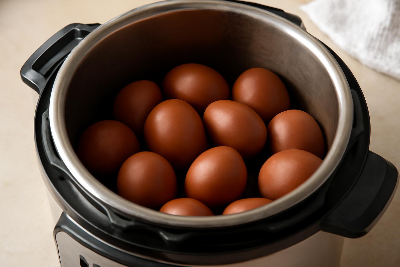 압력솥 맥반석계란