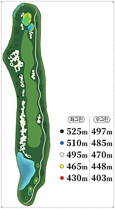 클럽72CC 클래식 코스 1번 홀