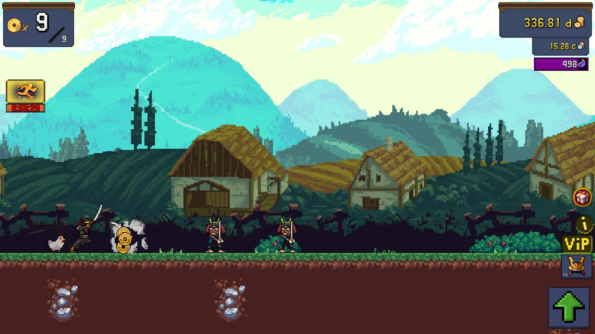 탭닌자-플레이-화면