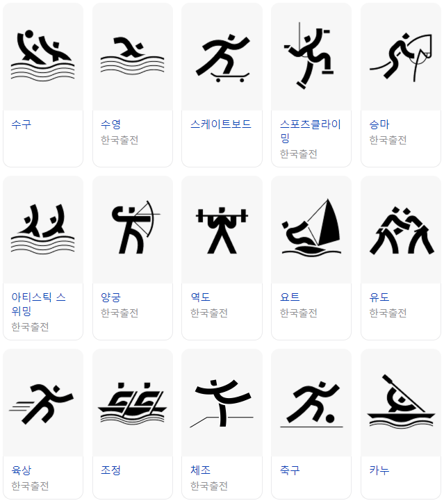 파리올림픽 종목