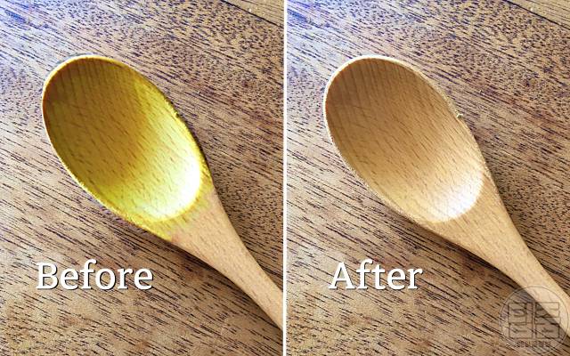 카레 얼룩 제거 나무숟가락 나무국자 나무그릇