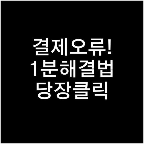 배달의민족 결제 오류 원인과 단계별 ..