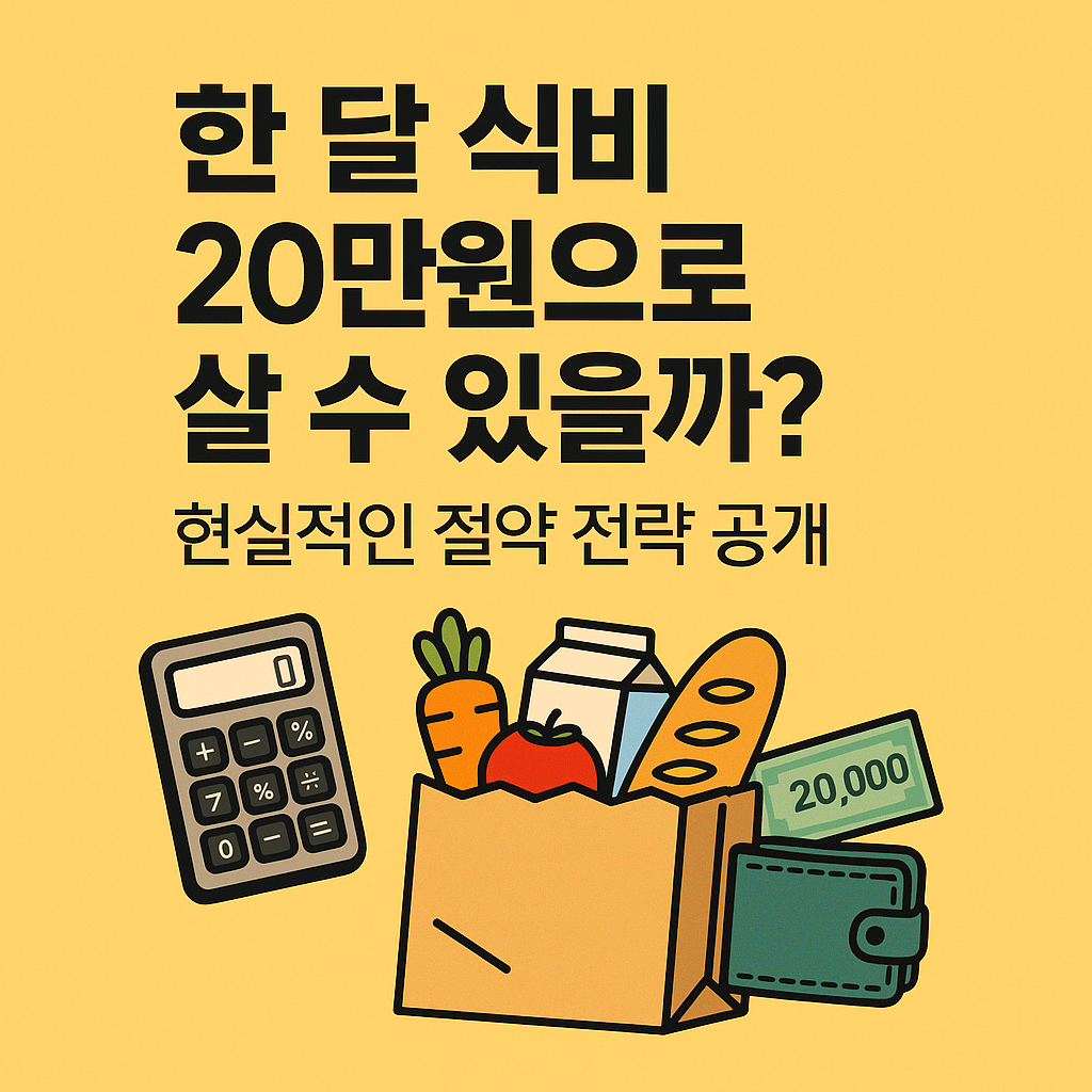 현실적인 절약 전략 공개