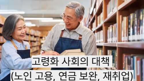 고령화 사회의 대책 (노인 고용, 연금 보완, 재취업)