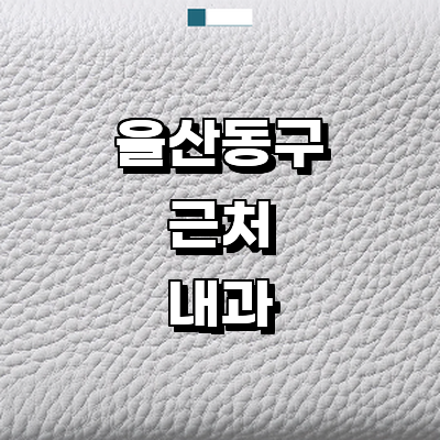 울산 동구 내과