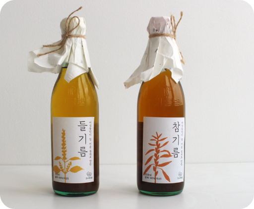 참기름. 들기름