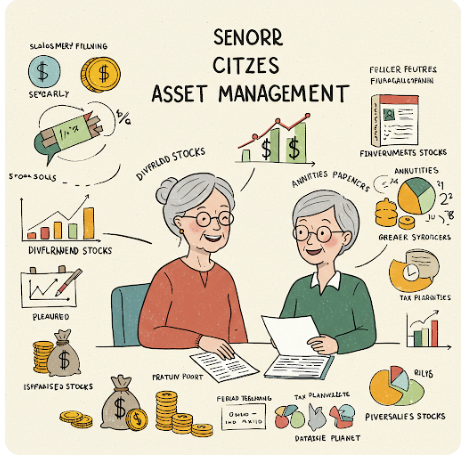 자산관리하는 노인들