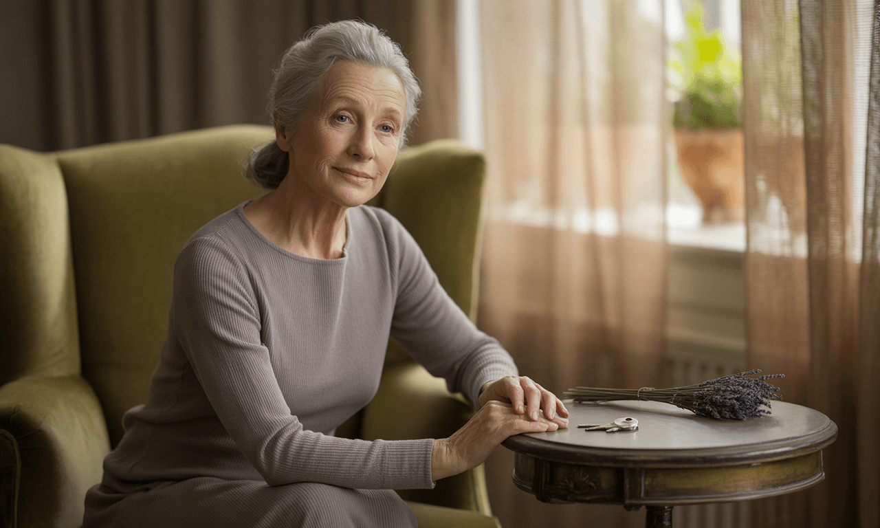 의자에-앉아있는-노인