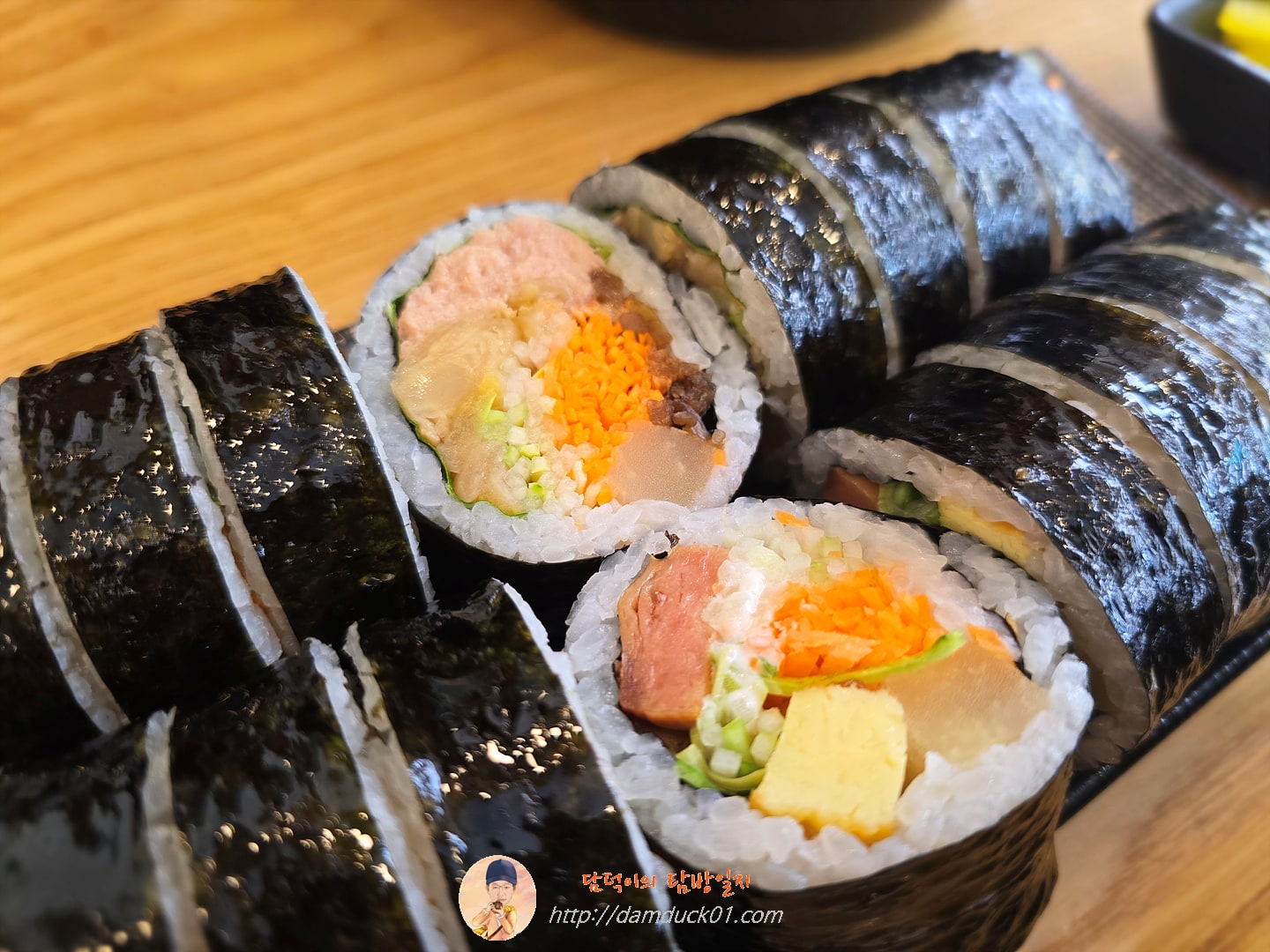 스팸계란김밥 + 묵은지참치김밥