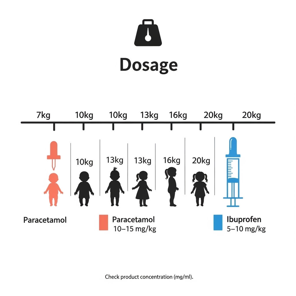 연령·체중별 안전 용량표