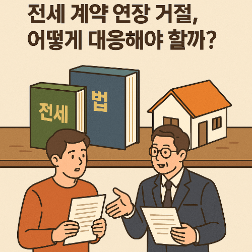 전세 계약 연장 거절 시 대응 방법