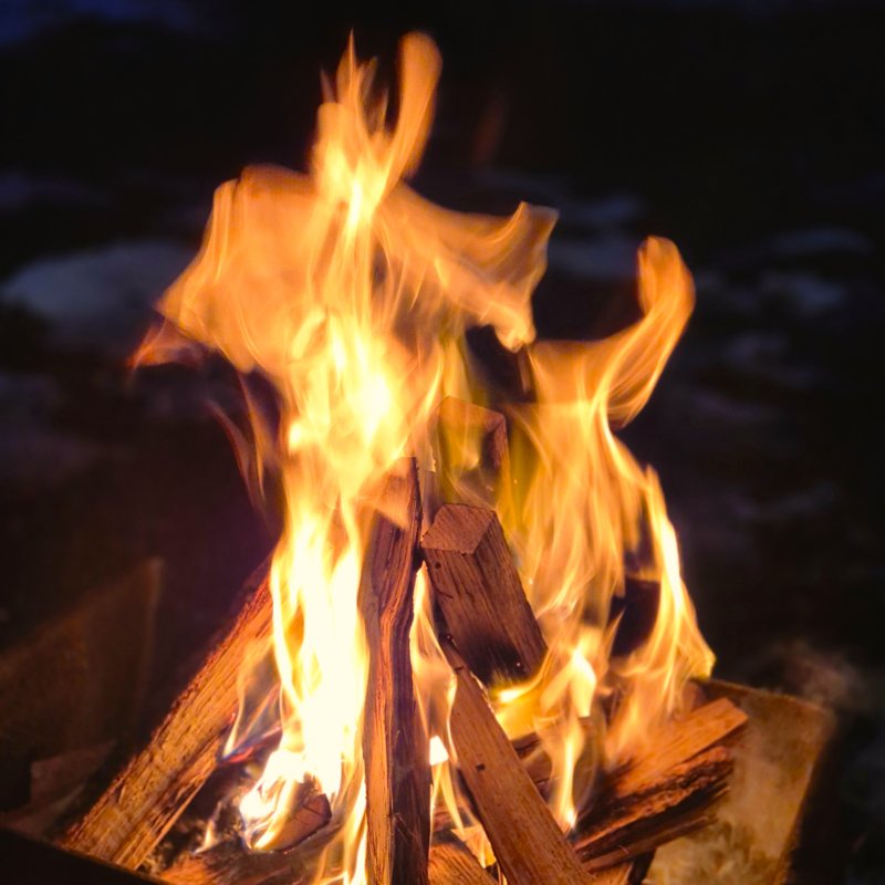 campfire, 저녁 불멍