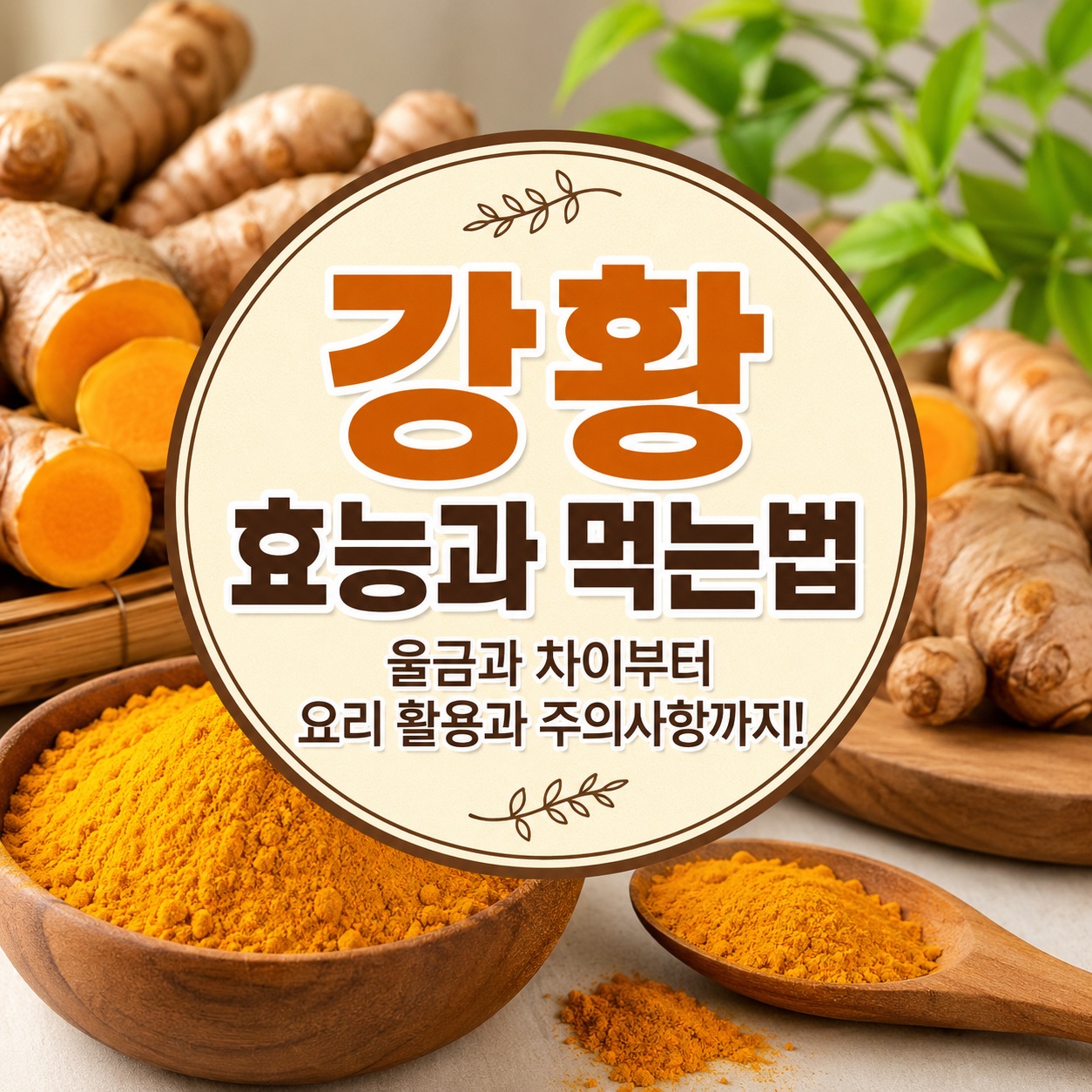 강황 효능과 먹는 법, 강황가루 요리 활용과 주의사항