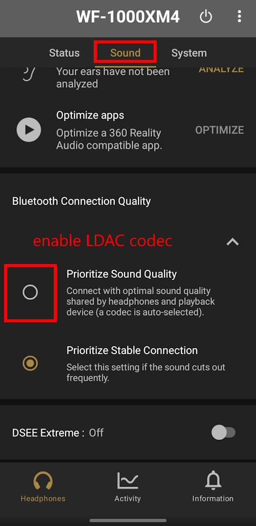 노이즈캔슬링 헤드폰 코덱 LDAC AAC 비교