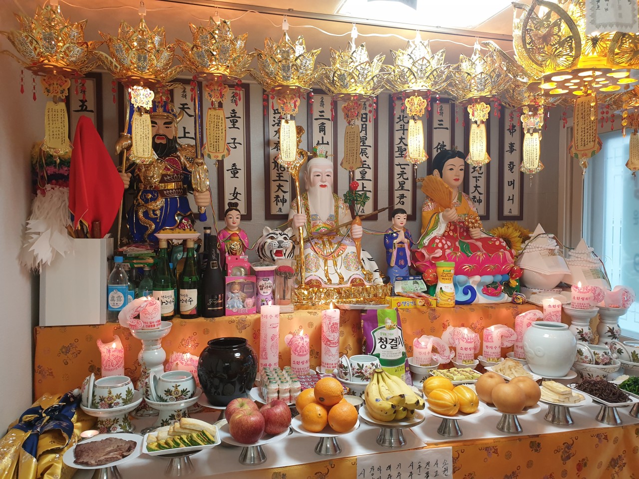 서울 구의동 천신암 상차림