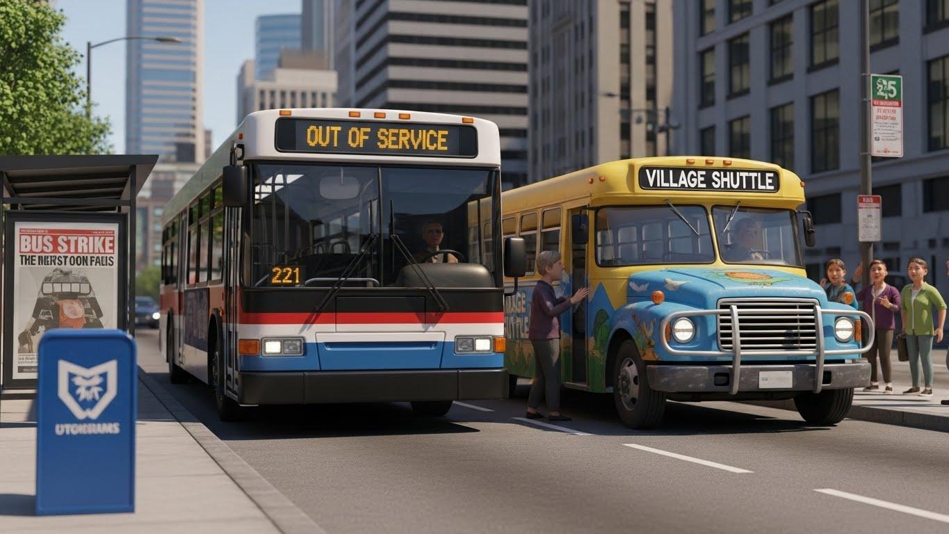 시내버스 파업 마을버스