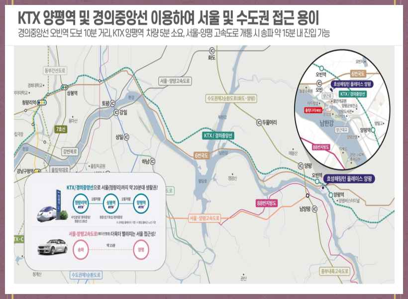 효성해링턴 플레이스 양평은 양평군 오빈지구 중심부에 조성되는 아파트 단지