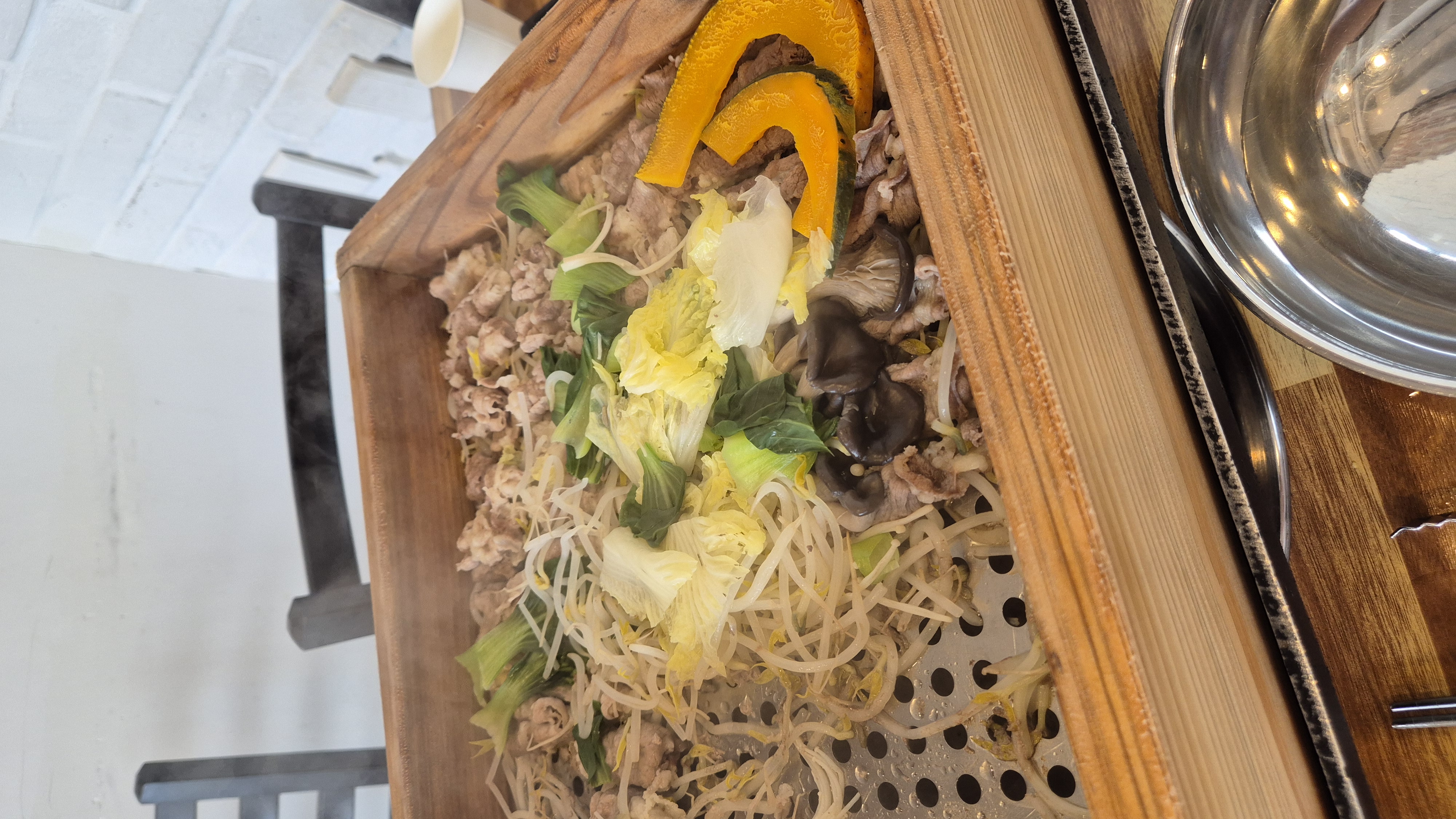 편백찜 완성