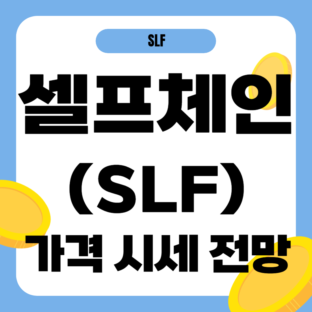 셀프체인 코인 시세 전망