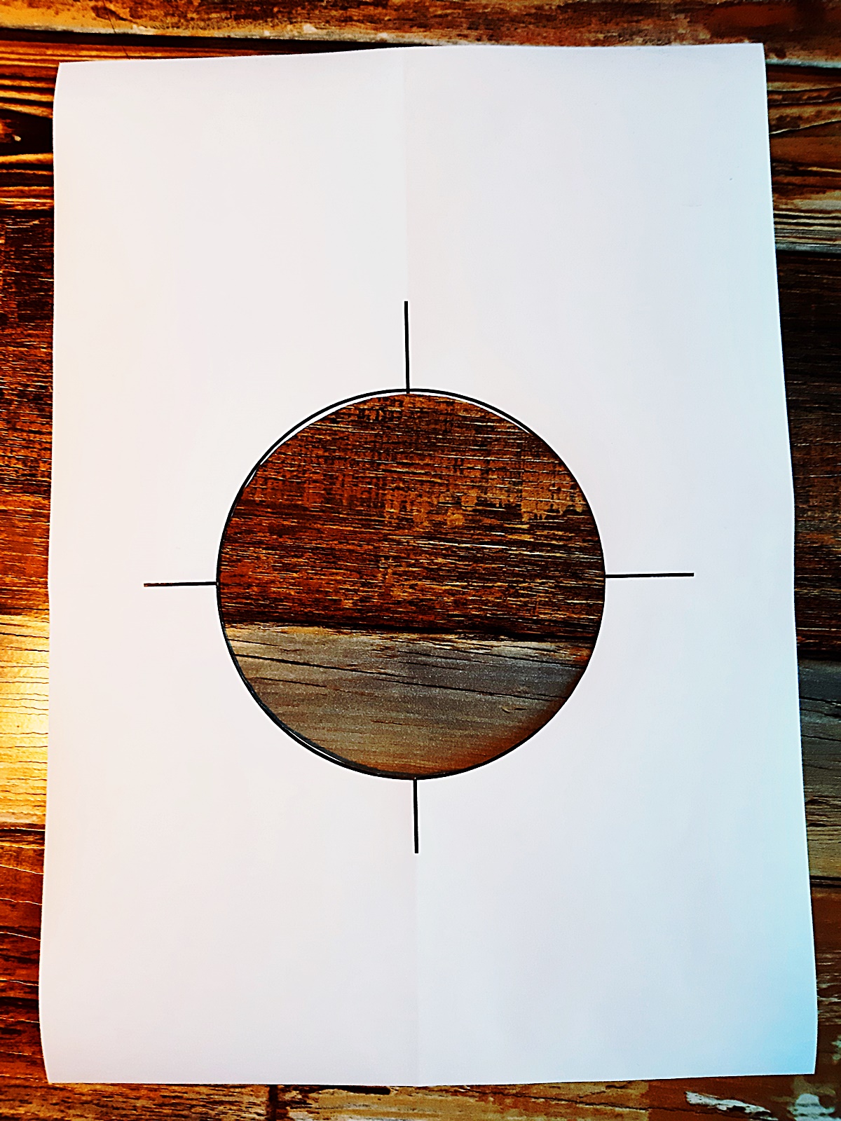 버너홀 종이 오리기