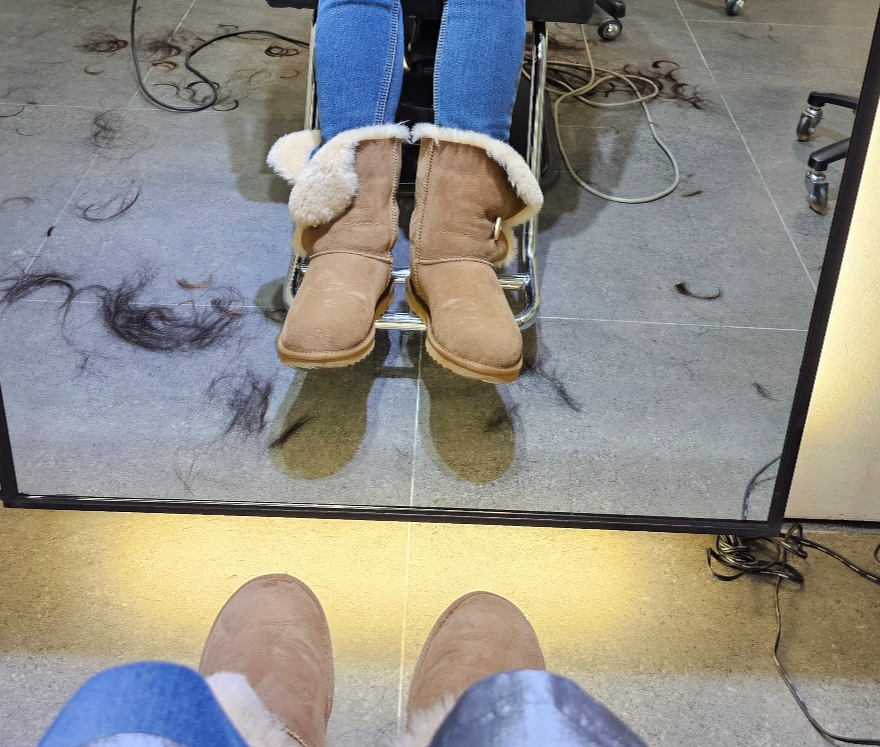 퀸스타운 면세점에서 산 따뜻한 겨울 부츠