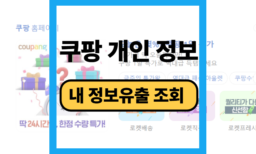 내 정보유출 조회