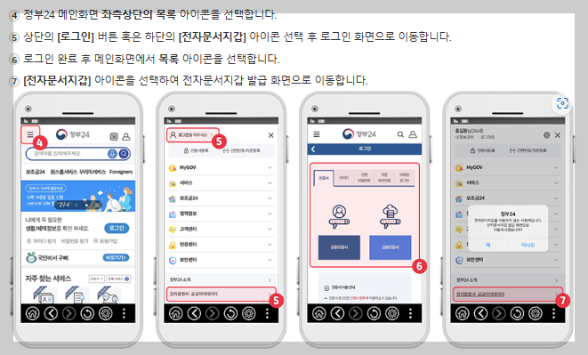 전자문서지갑-발급방법