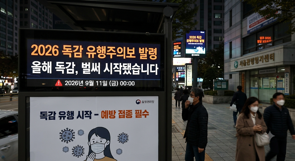 2026년 독감주의보 발령