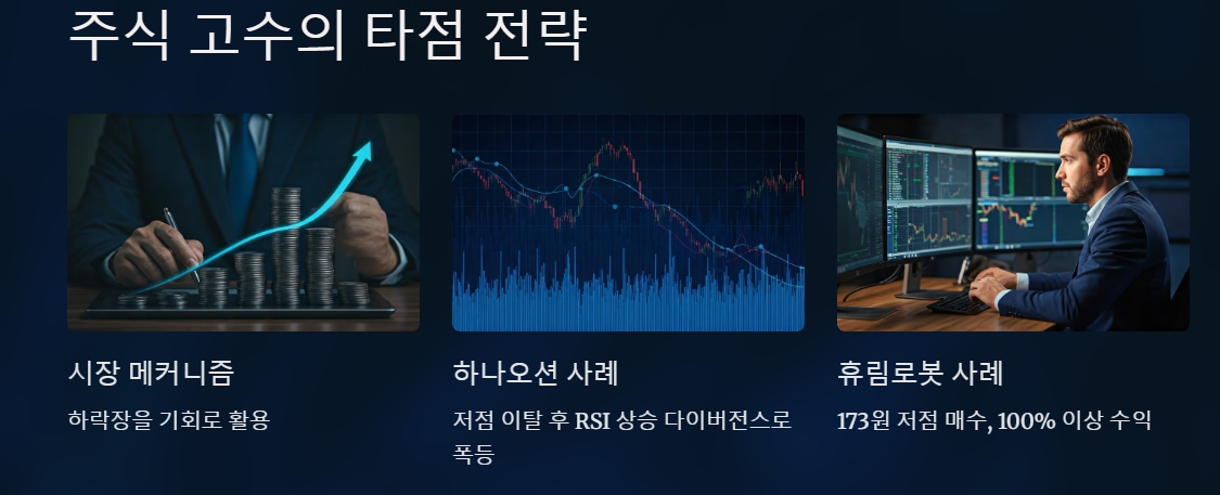 주식 고수들의 매수 타점 전략