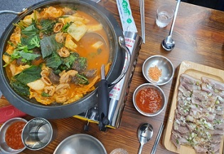 순대전골