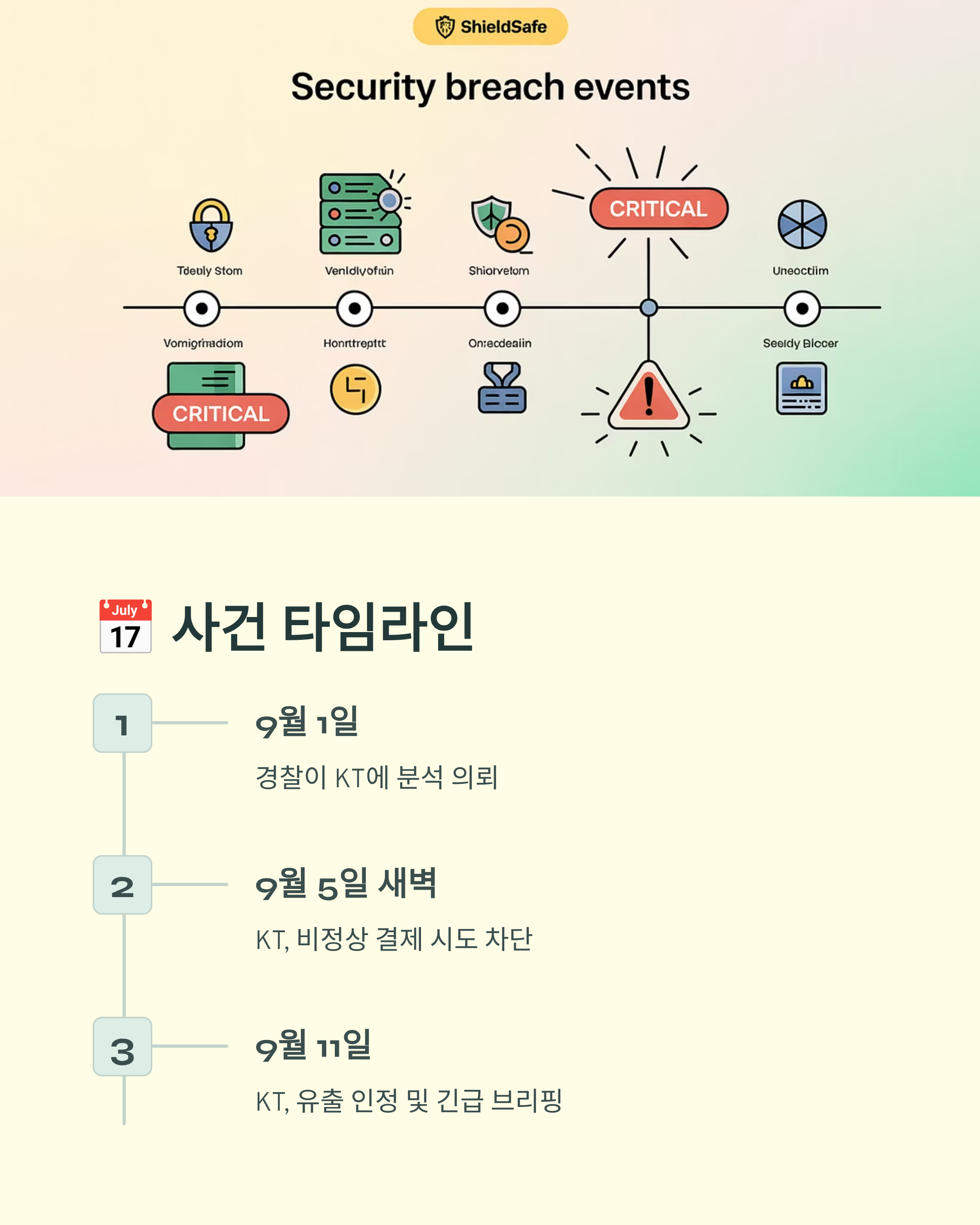 KT 유심정보유출 사태관련사진