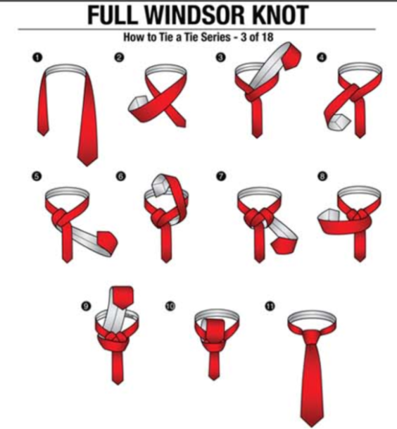 풀 윈저 노트 (Full Windsor Knot)