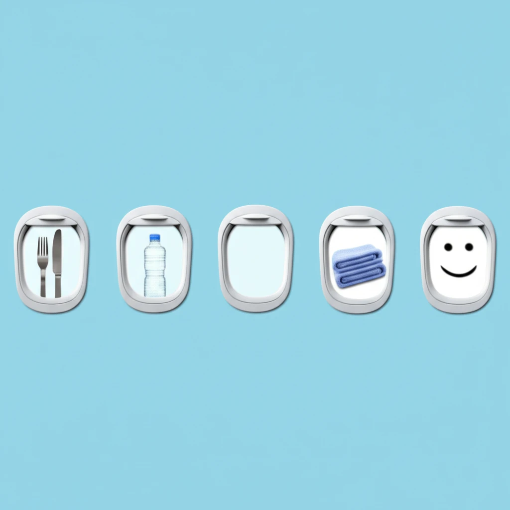 승무원 감동시키는 기내 정중 영어 팁..