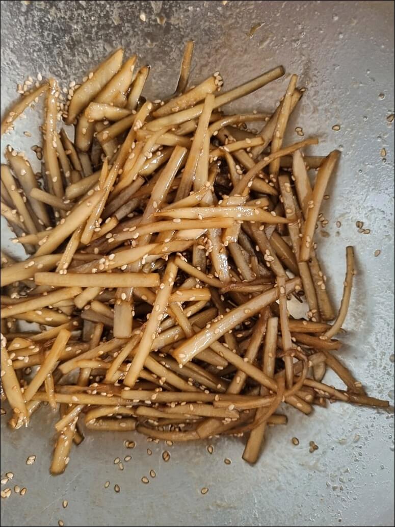 우엉조림 만드는 법