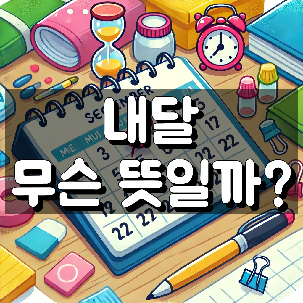 내달 뜻 대표 이미지