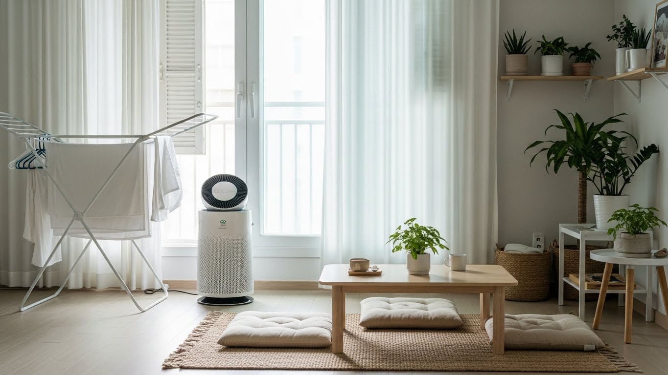 미세먼지나쁜날빨래