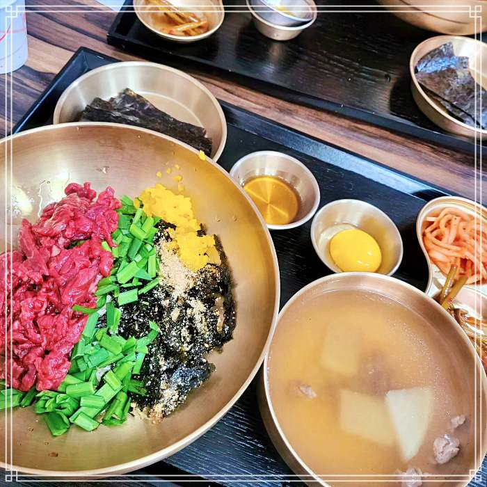 생방송 투데이 천안&#44; 사직동&#44; 중앙시장 육향의 신기원&#44; 들기름 육회 비빔밥 맛집