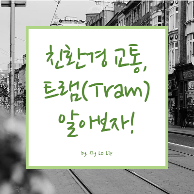 친환경 교통수단 트램(Tram)