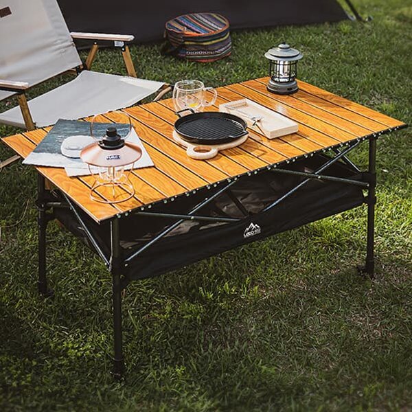 캠핑용품 추천 감성 폴딩박스 알루미늄 롤테이블