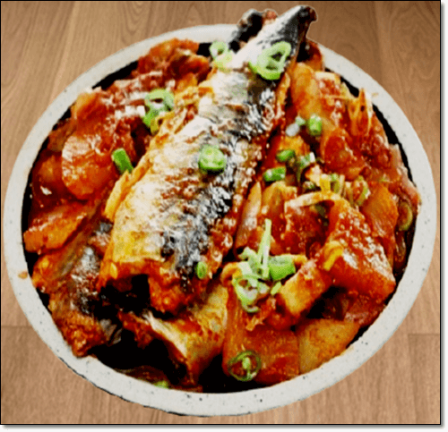 고등어무조림