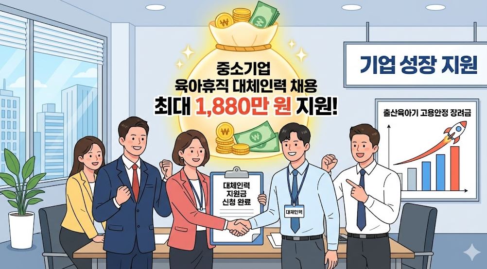 육아휴직 지원금 썸네일 사진