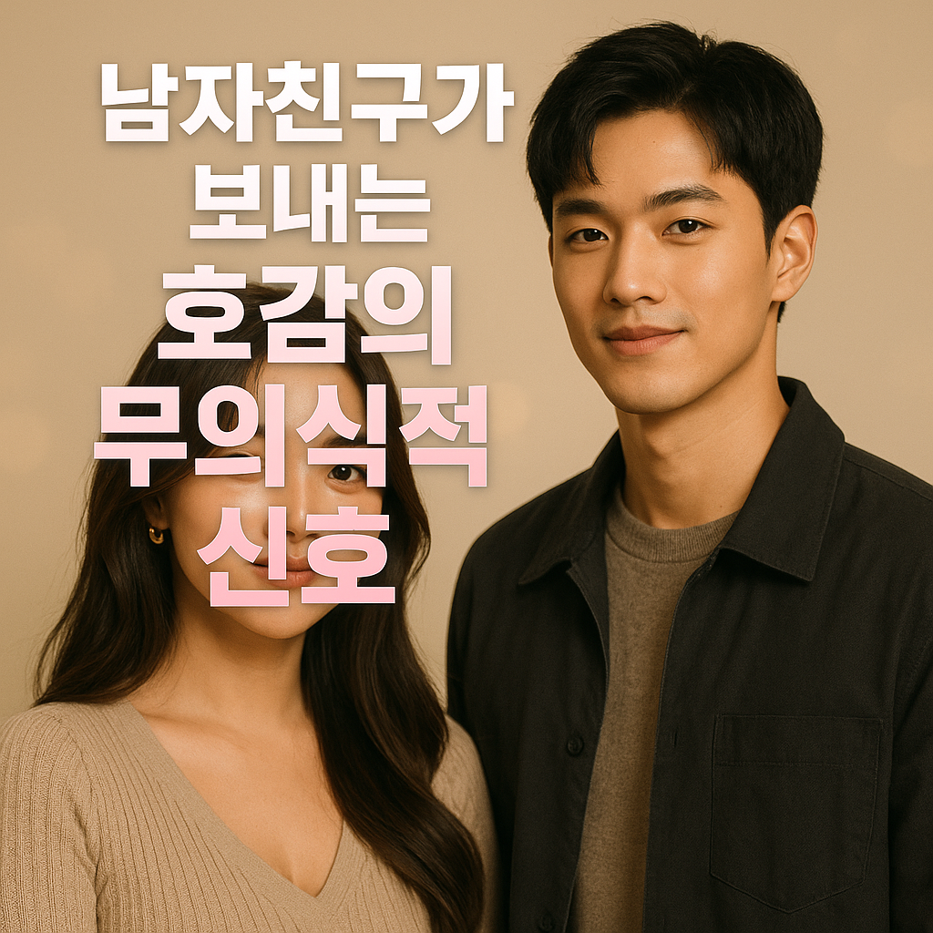 남자친구가 보내는 호감의 무의식적 신호