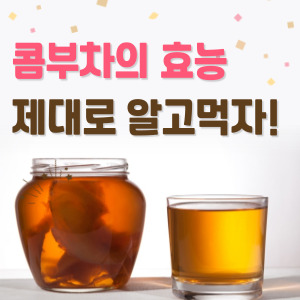 콤부차-효능