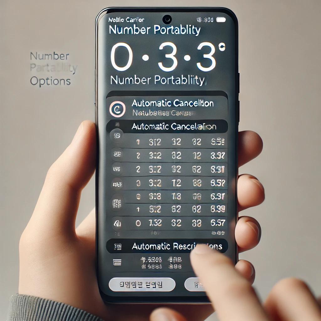 알뜰폰 번호이동 제한