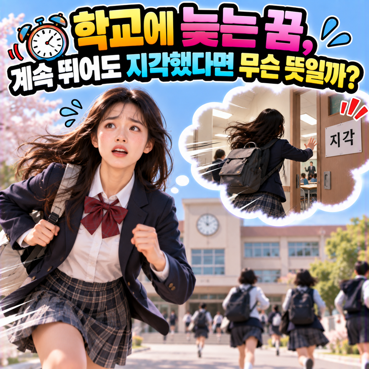 학교에 늦는 꿈
