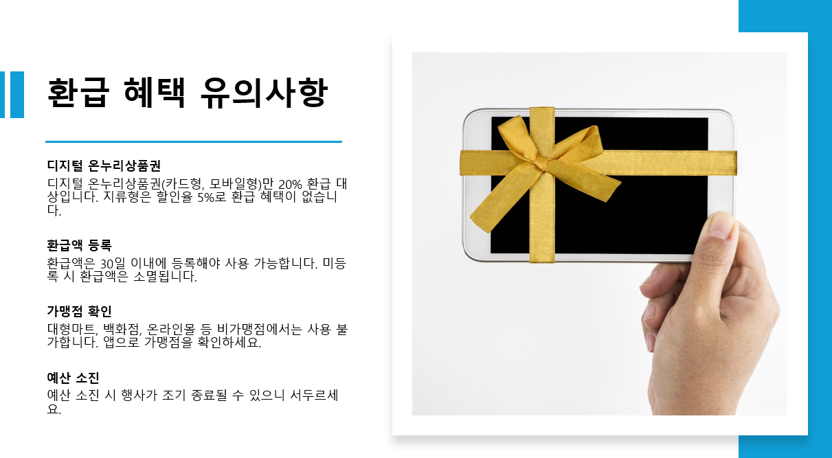 온누리상품권 환급 20% 혜택과 사용 방법 완벽 정리