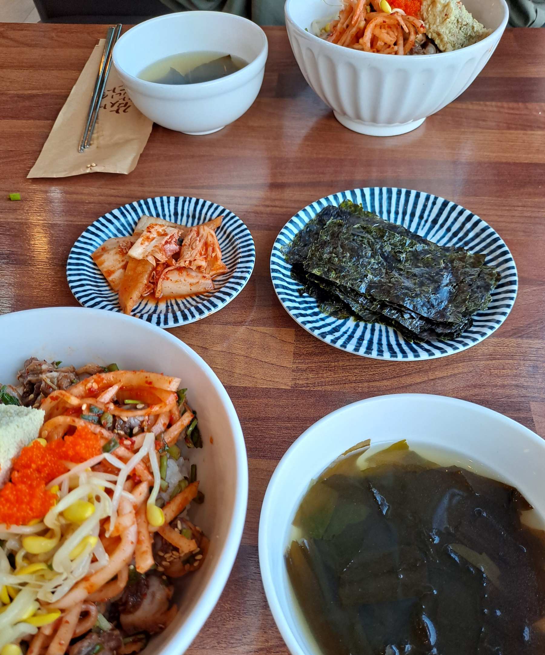 꼬막비빔밥 완성