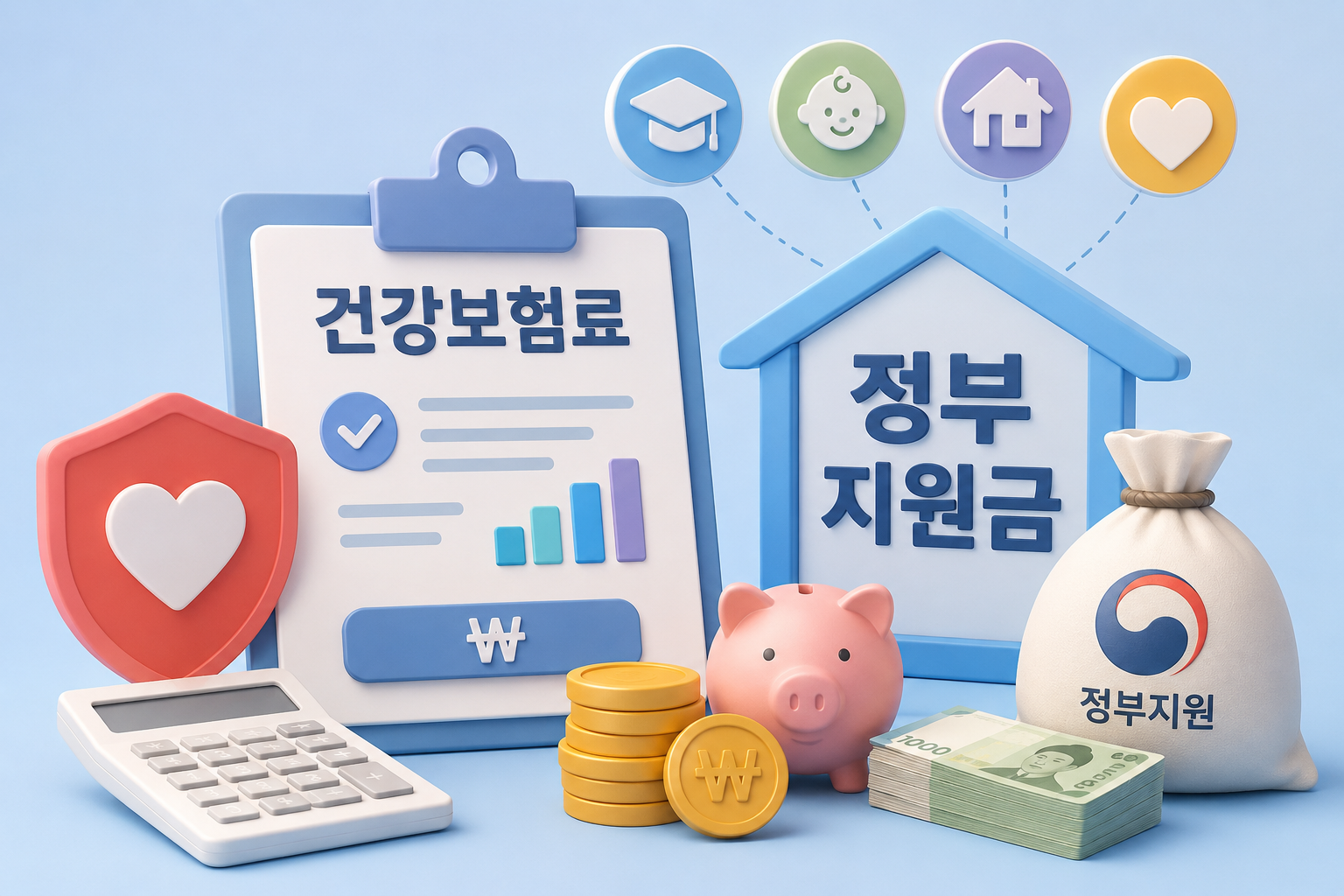 건강보험료 기준으로 받을 수 있는 정부지원금 총정리 (2026년 최신)