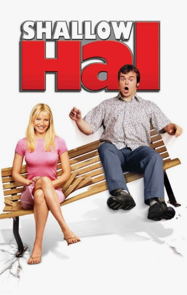 영화 내겐 너무 가벼운 그녀 의 포스트 남녀 둘이 의자에 앉아있는데 여자쪽이 더 무거워서 남자쪽 의자가 들어 올려졌다 시소처럼 그런데 겉으로 보기에 여자는 날씬해 보인다 이것의 영화의 주제를 관통하는 핵심